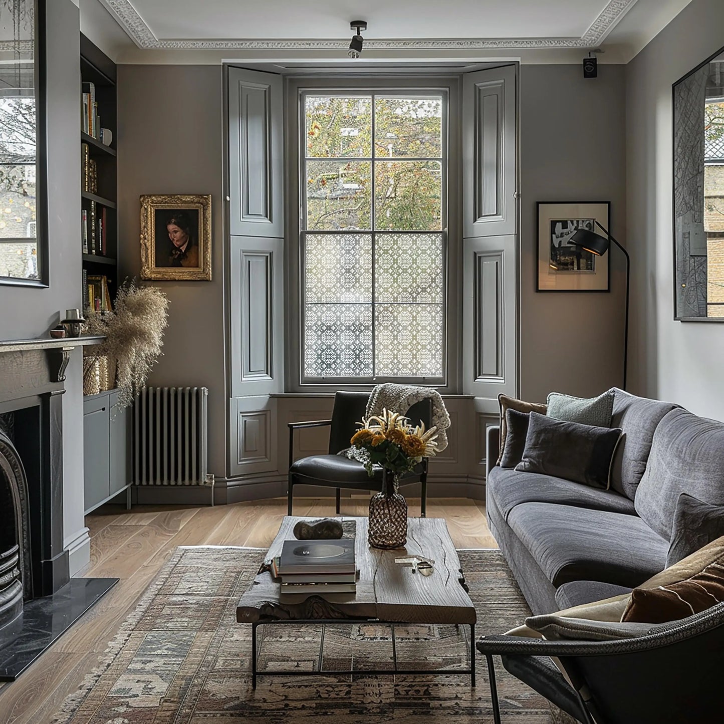 Navelli Frosted Patterned Privacy Window Film Creative Windows