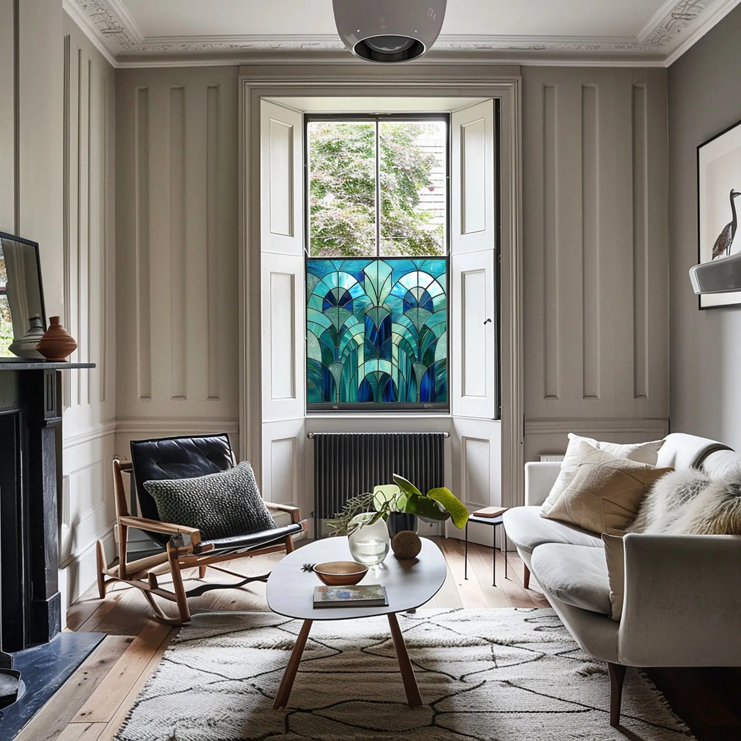 Sedriano Art Deco Privacy Window Film – A Perfect Blend of Style and Functionality Creative Windows