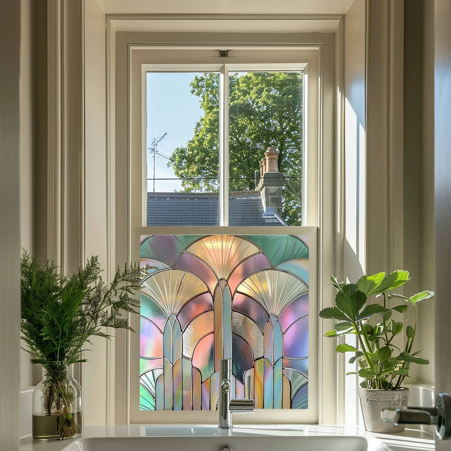 Viggianello Art Deco Window Film, Privacy Window Film Creative Windows