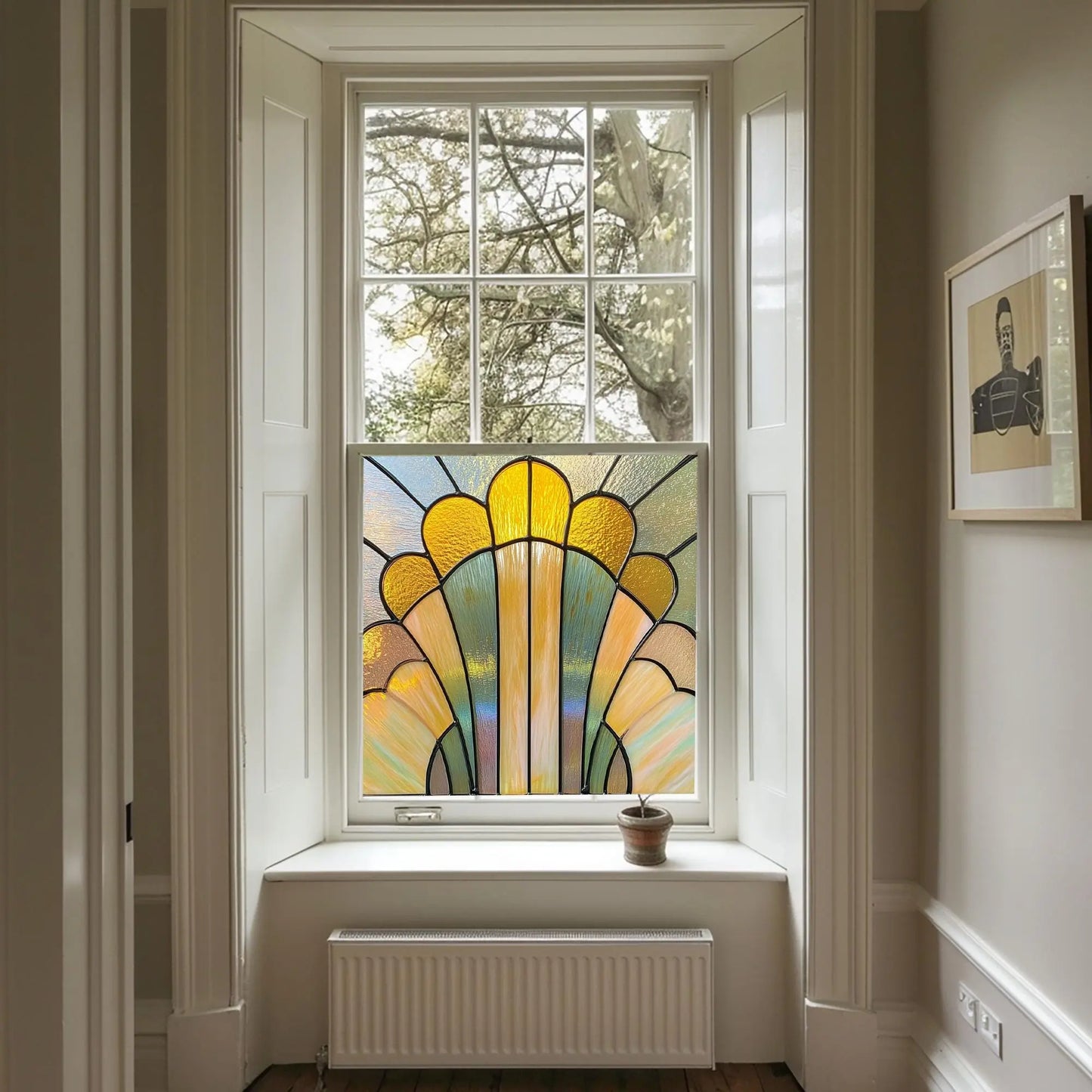 Racale Privacy Stained Glass Window Film Creative Windows