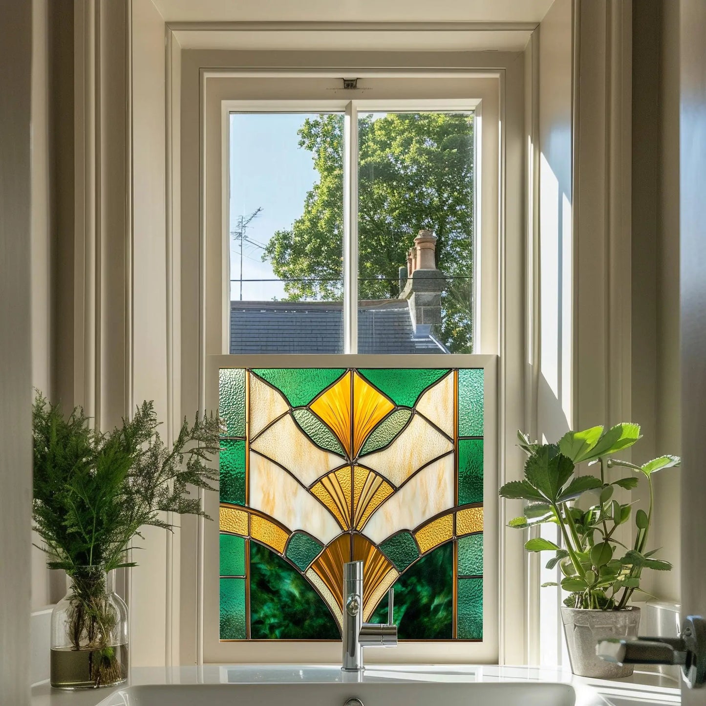 Alimena Stained Glass Window Film Creative Windows