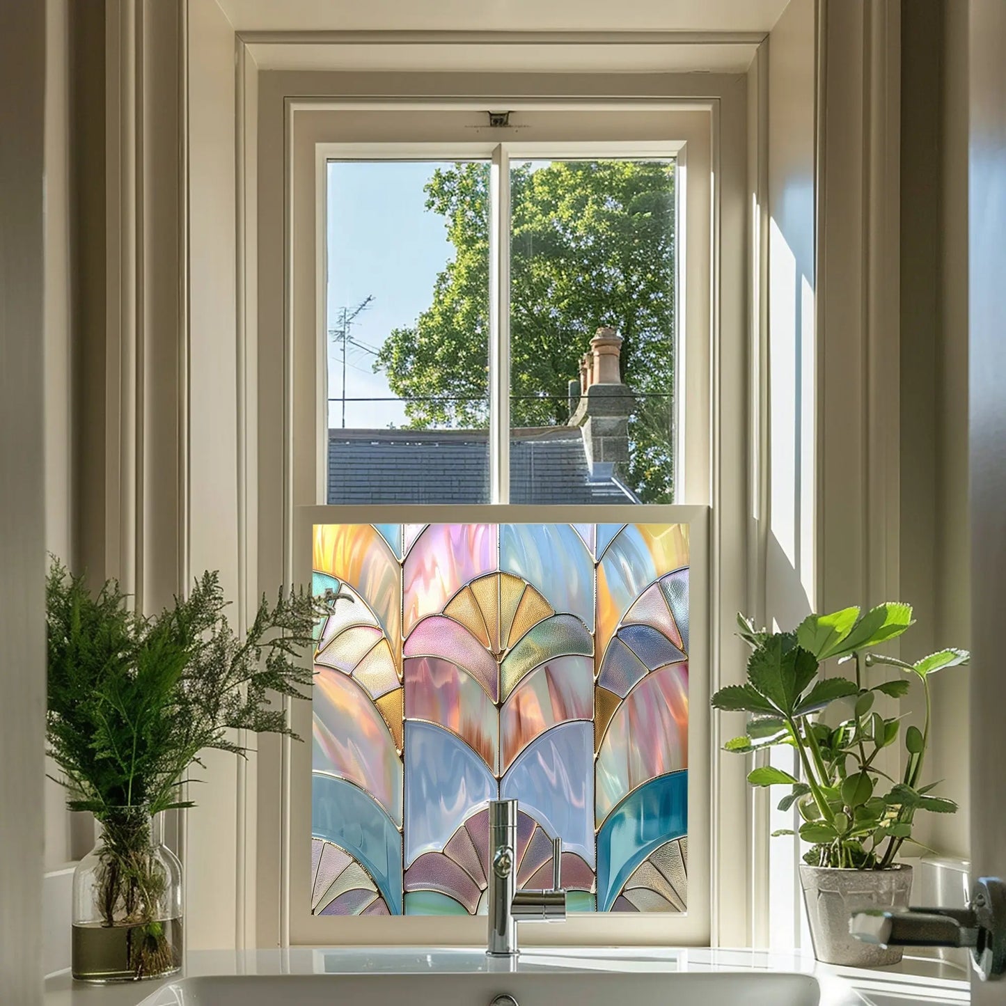 Turin Art Deco Stained Glass Window Film Creative Windows