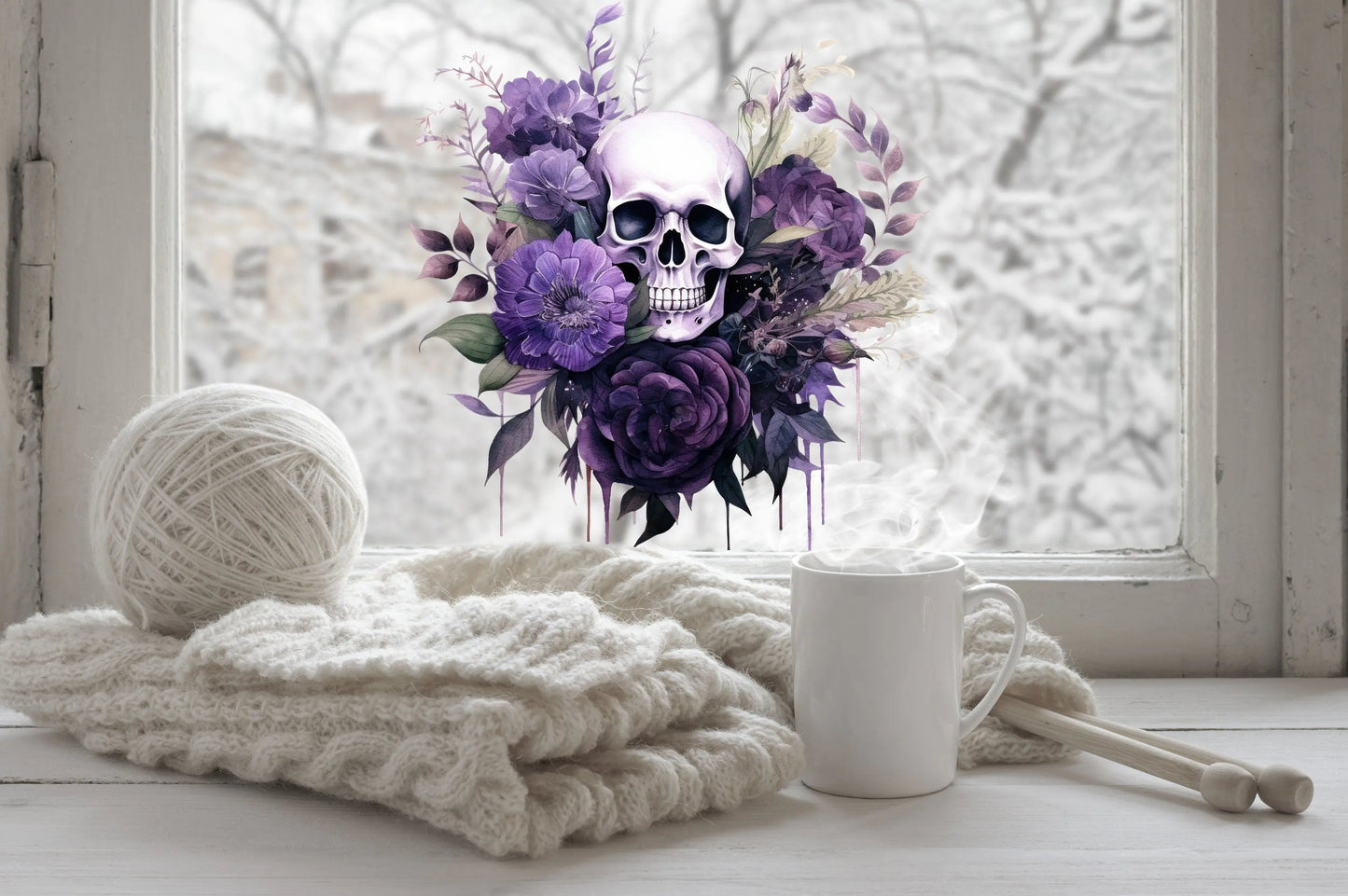 Gothic Halloween Window Decals for Spooky Decor Creative Windows