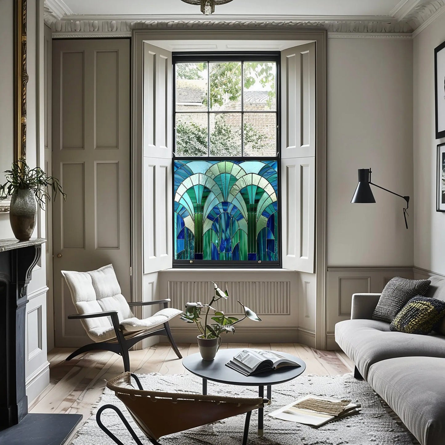 Sedini Art Deco Privacy Window Film Creative Windows