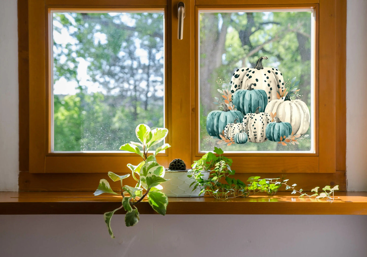Pumpkin Window Decals Creative Windows