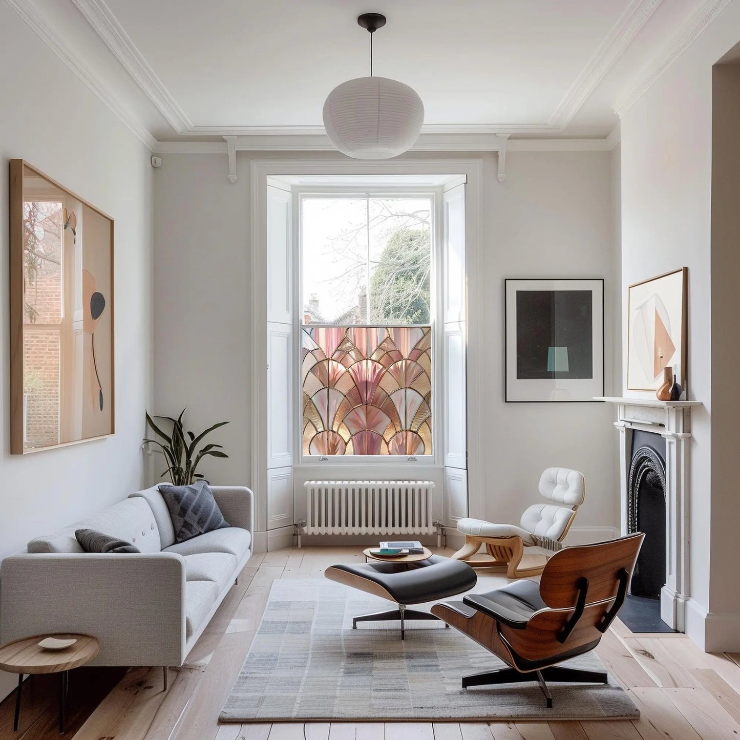 Onifai Stained Glass Privacy Window Film Creative Windows