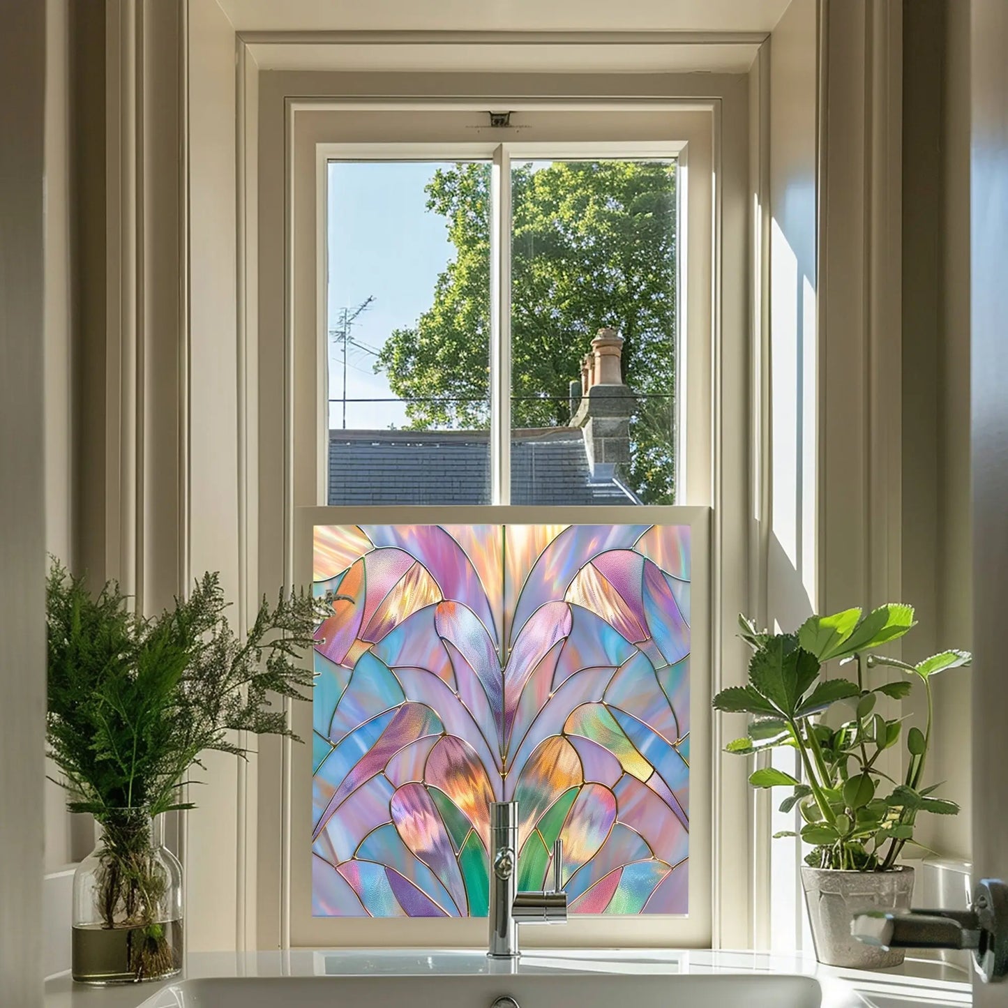 Sumirago Stained Glass Window Film Creative Windows