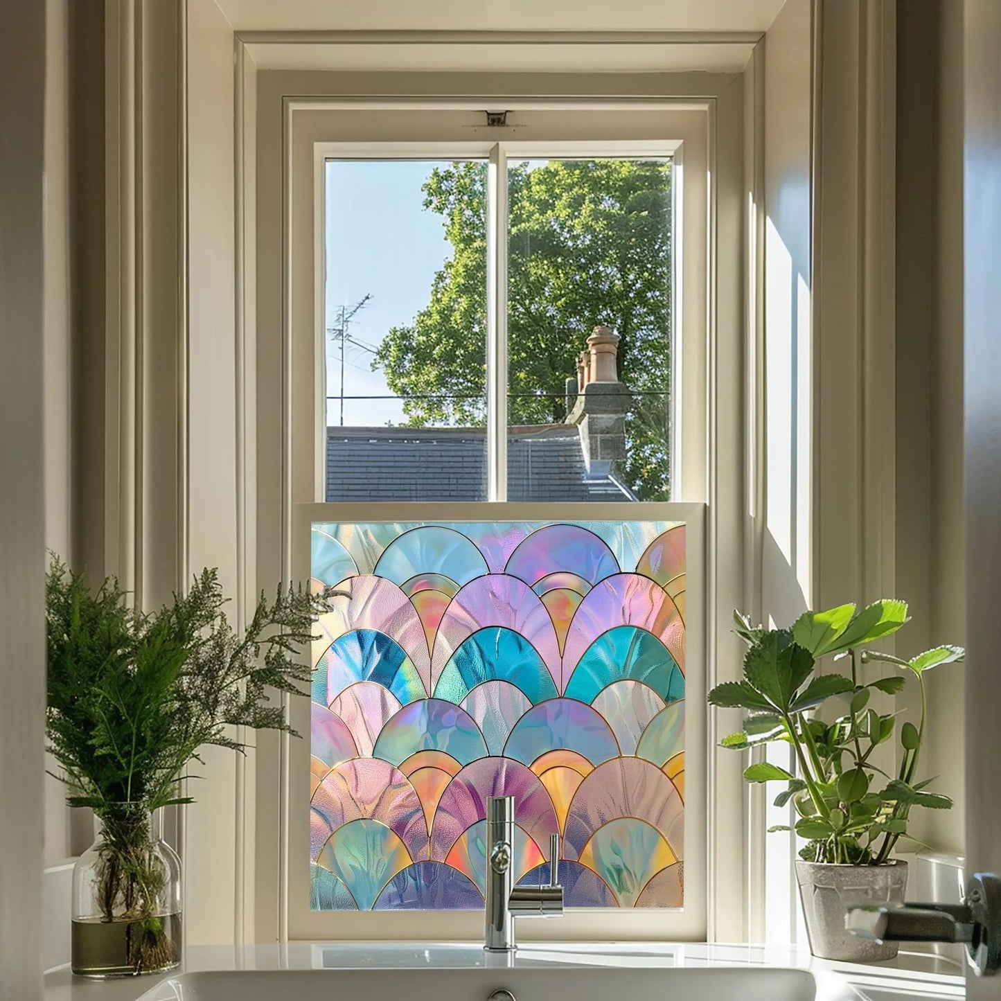 Arba Stained Glass Privacy Window Film Creative Windows
