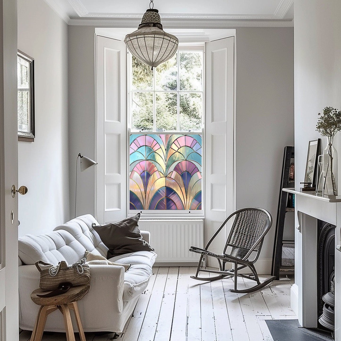 Almería Art Deco Window Film: Stunning Decorative Privacy Solution Creative Windows
