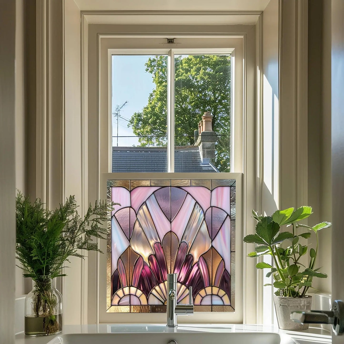 Isso Stained Glass Privacy Window Film Creative Windows