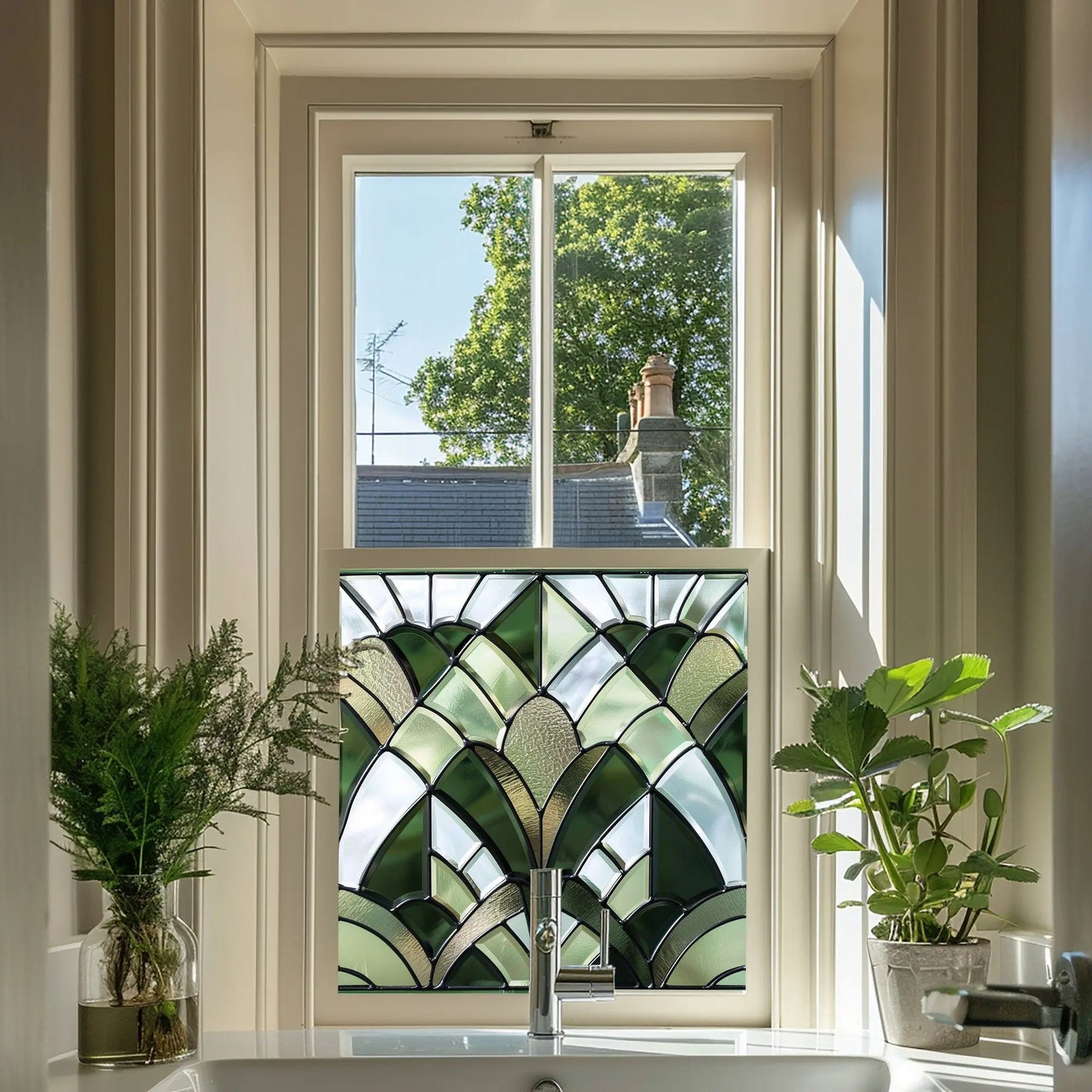 Selci Privacy Stained Glass Window Film Creative Windows