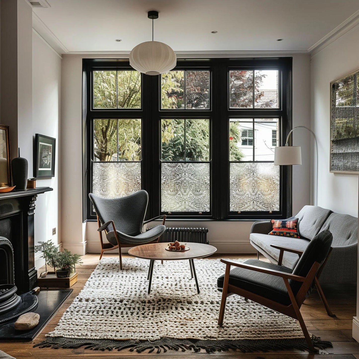 Alserio Frosted Patterned Privacy Window Film Creative Windows