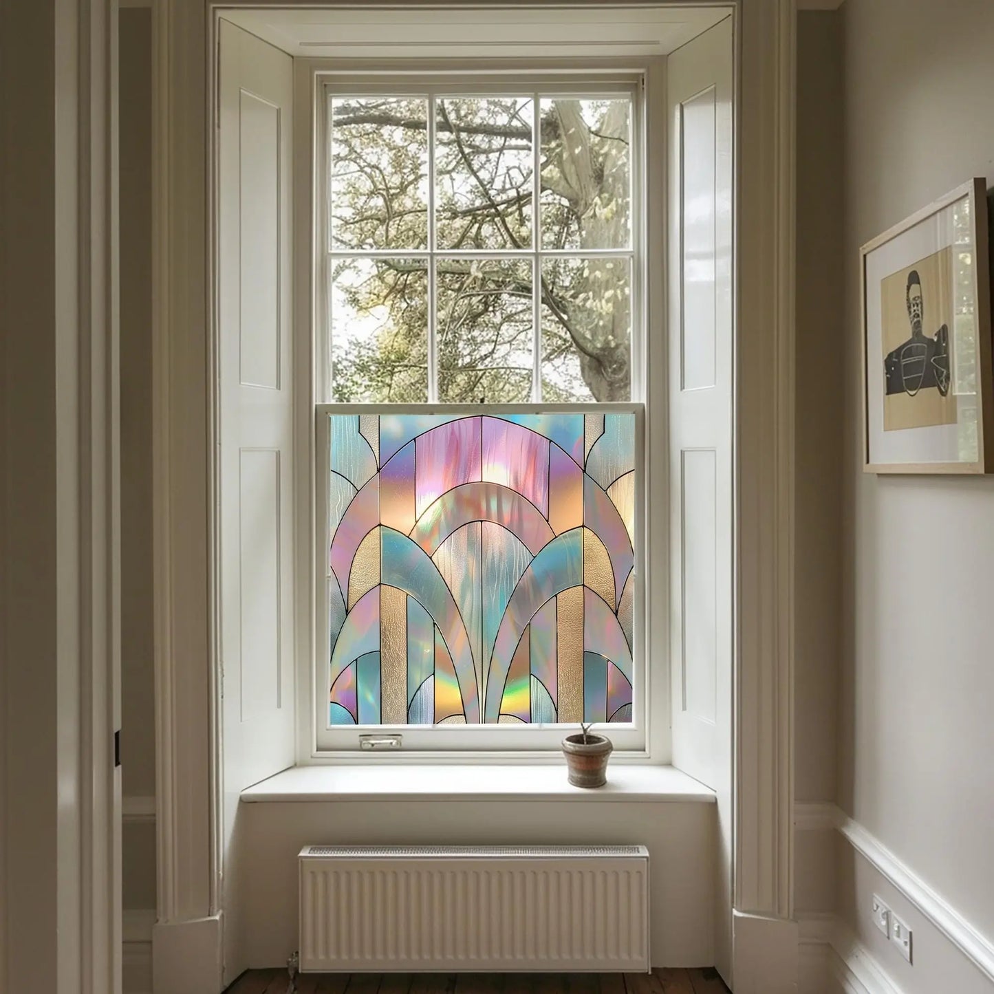 Arcola Stained Glass Window Film For Privacy Creative Windows