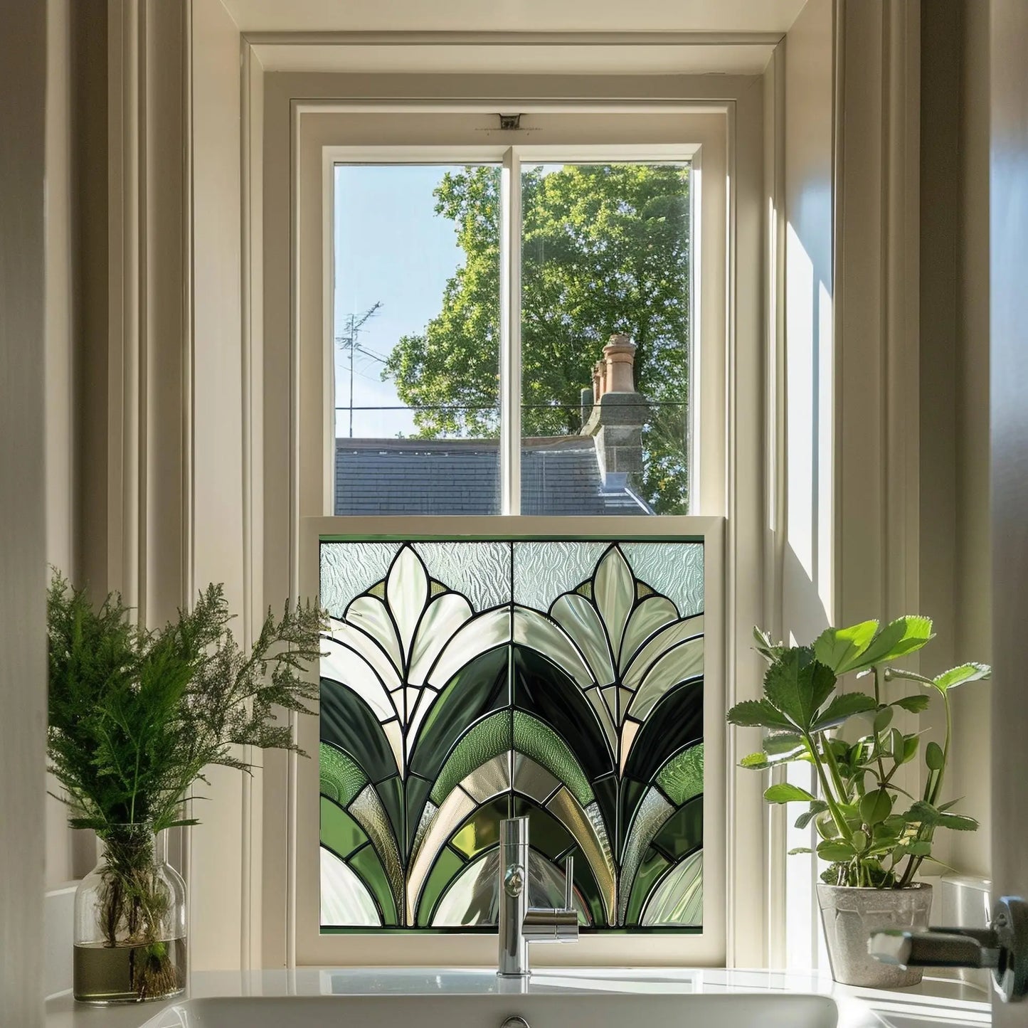 Orbassano Privacy Stained Glass Window Film Creative Windows