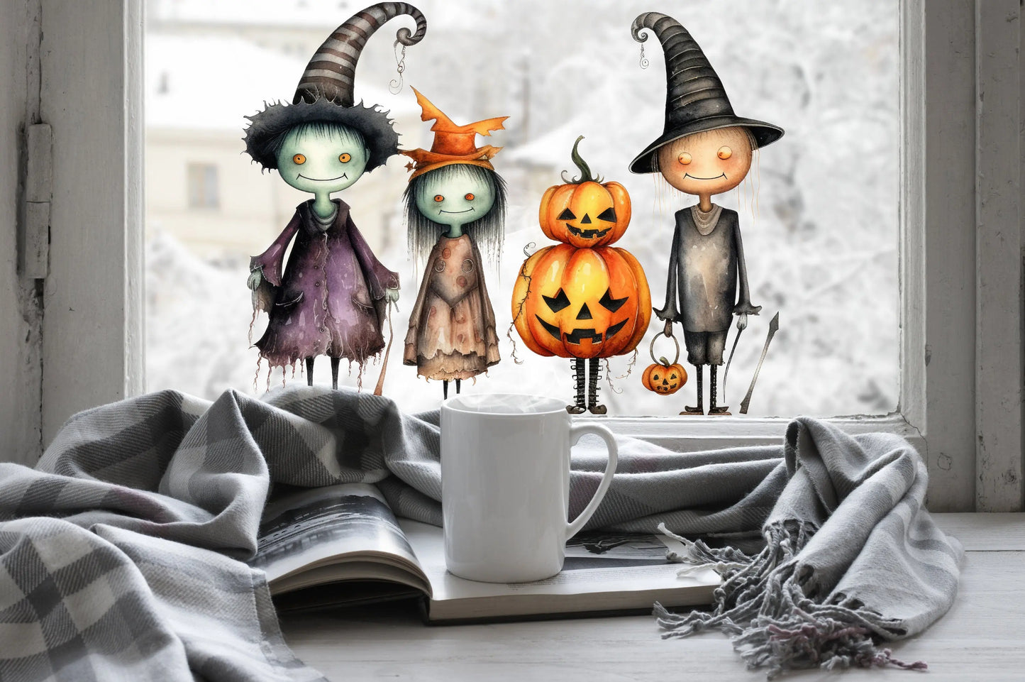 Halloween Window Stickers: Whimsical Decorations for Your Home Creative Windows