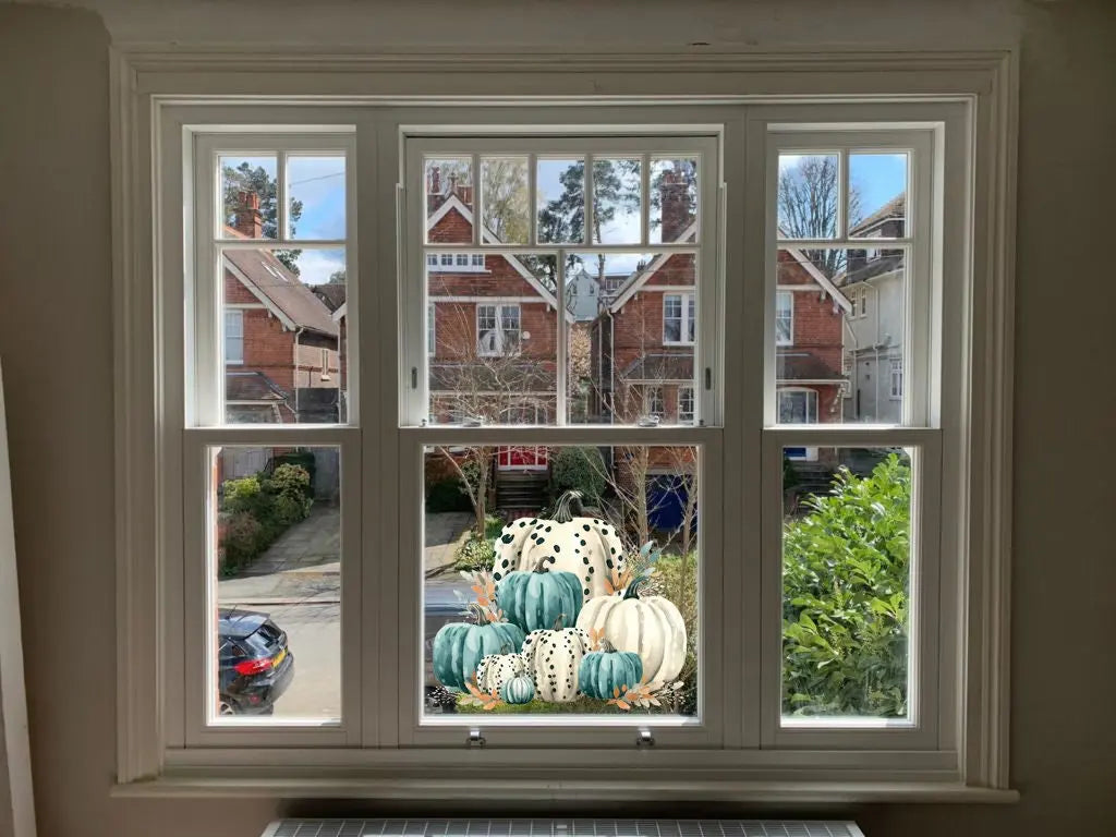 Pumpkin Window Decals Creative Windows