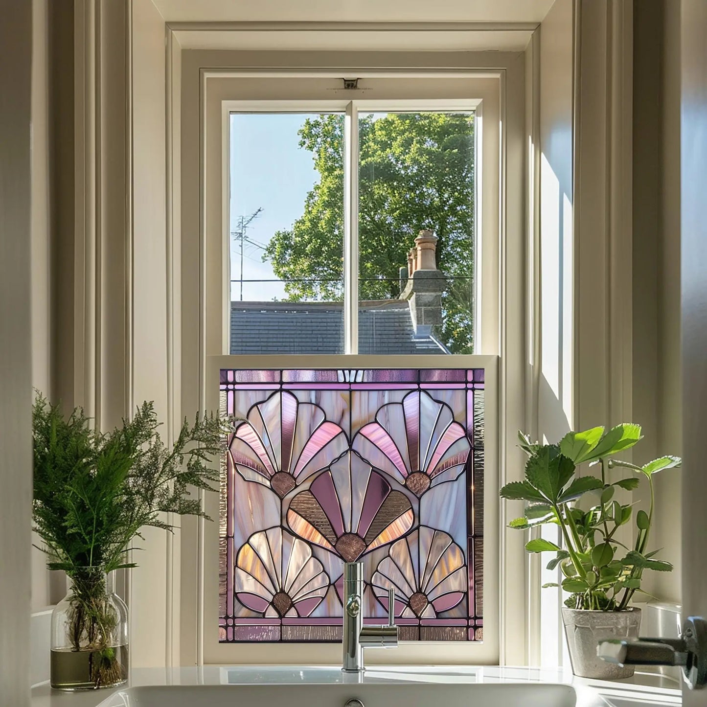Ispica Stained Glass Window Film For Privacy Creative Windows