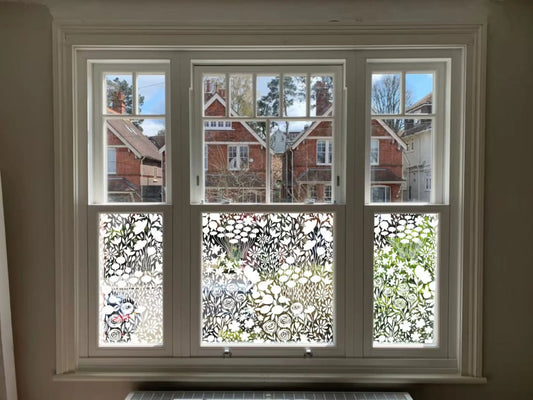 Floral Window Film Adria Creative Windows
