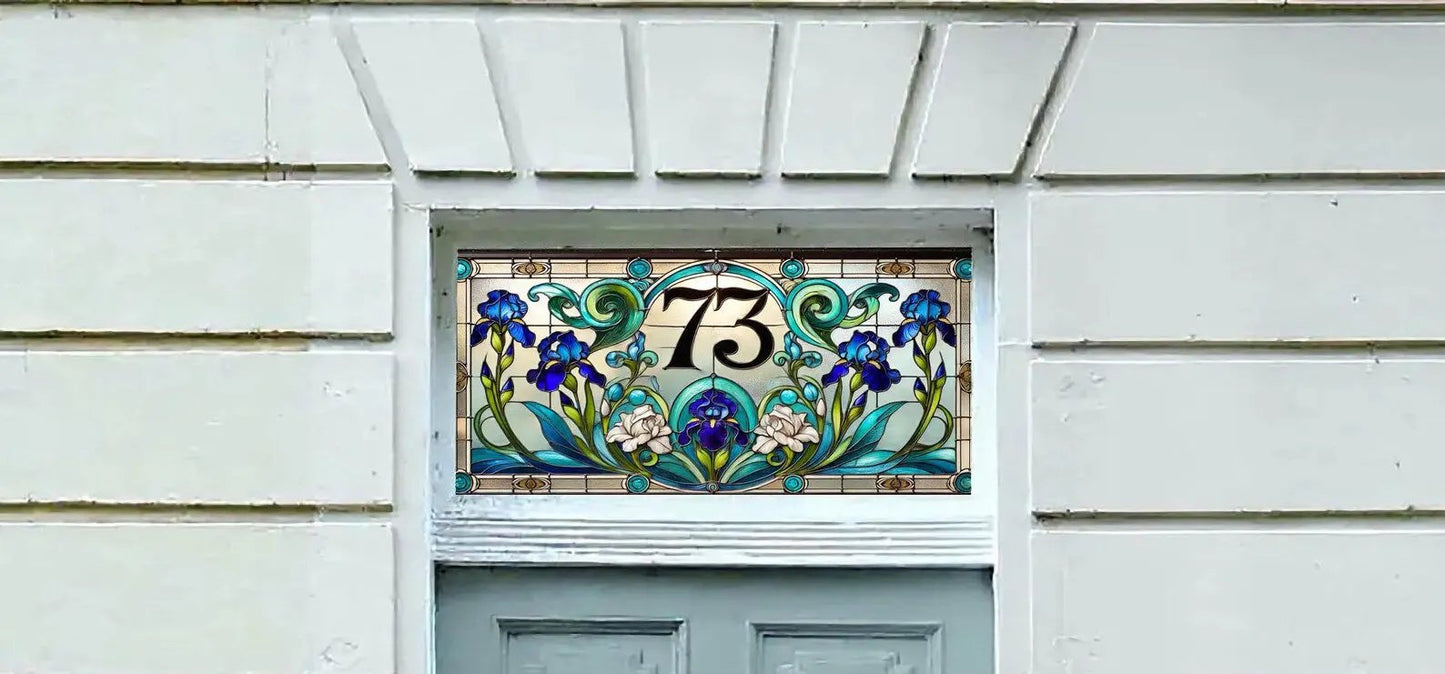 Curno Classic Art Nouveau Transom Window Film Creative Windows