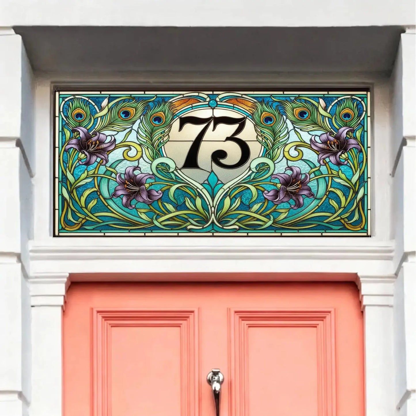 Curino Victorian Style Floral Transom Window Film Creative Windows