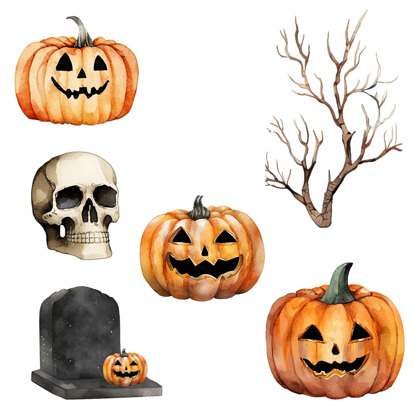 Reusable Halloween Window Stickers: Ghost, Witch, Pumpkin Designs Creative Windows