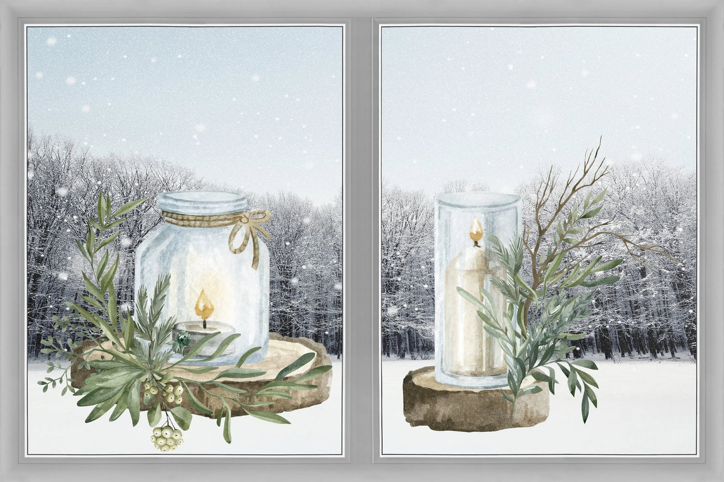 Transform Your Home with Festive Christmas Candle Window Stickers - Add Cosy Ambiance to Your Holiday Decorations!" Candle Window Stickers Creative Windows