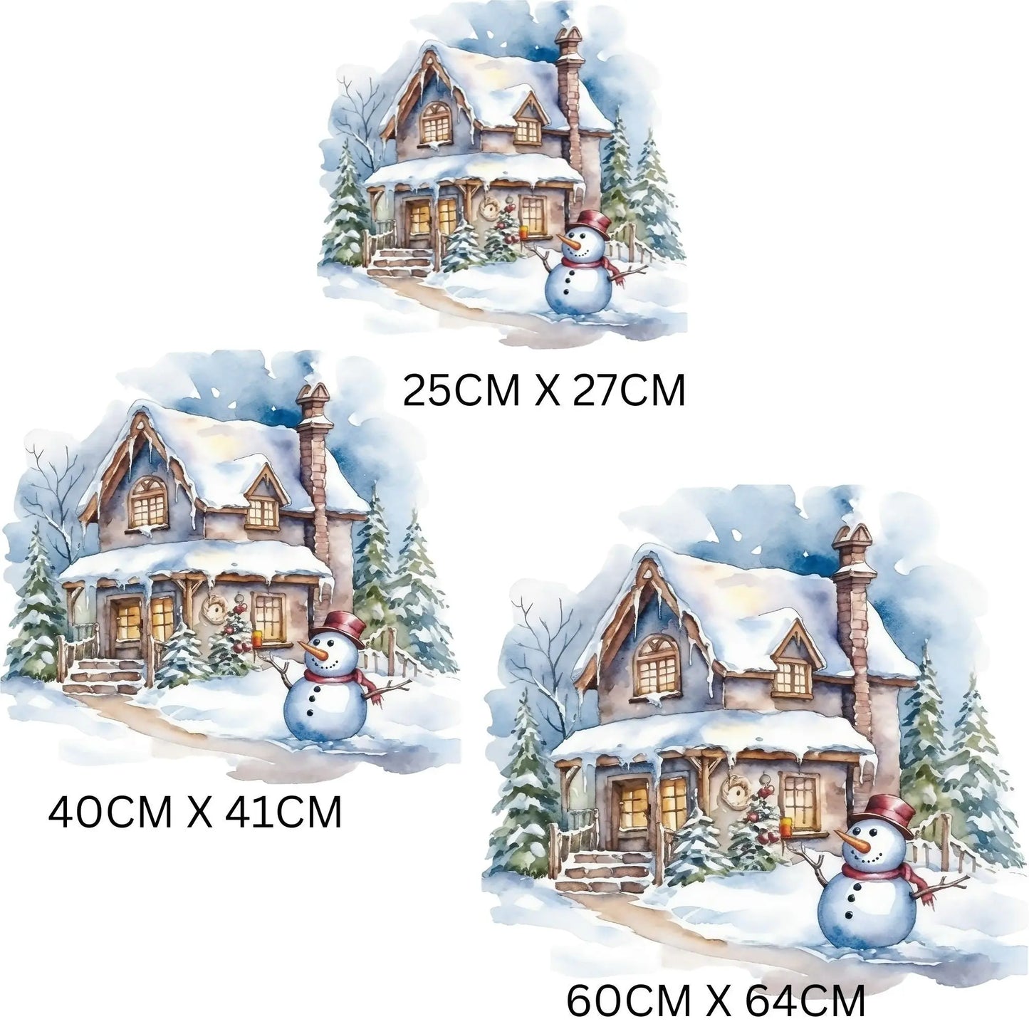 Christmas Window Decal, Christmas Window Stickers, Christmas Window, Christmas Window Decorations, Christmas Window Christmas Scene Creative Windows
