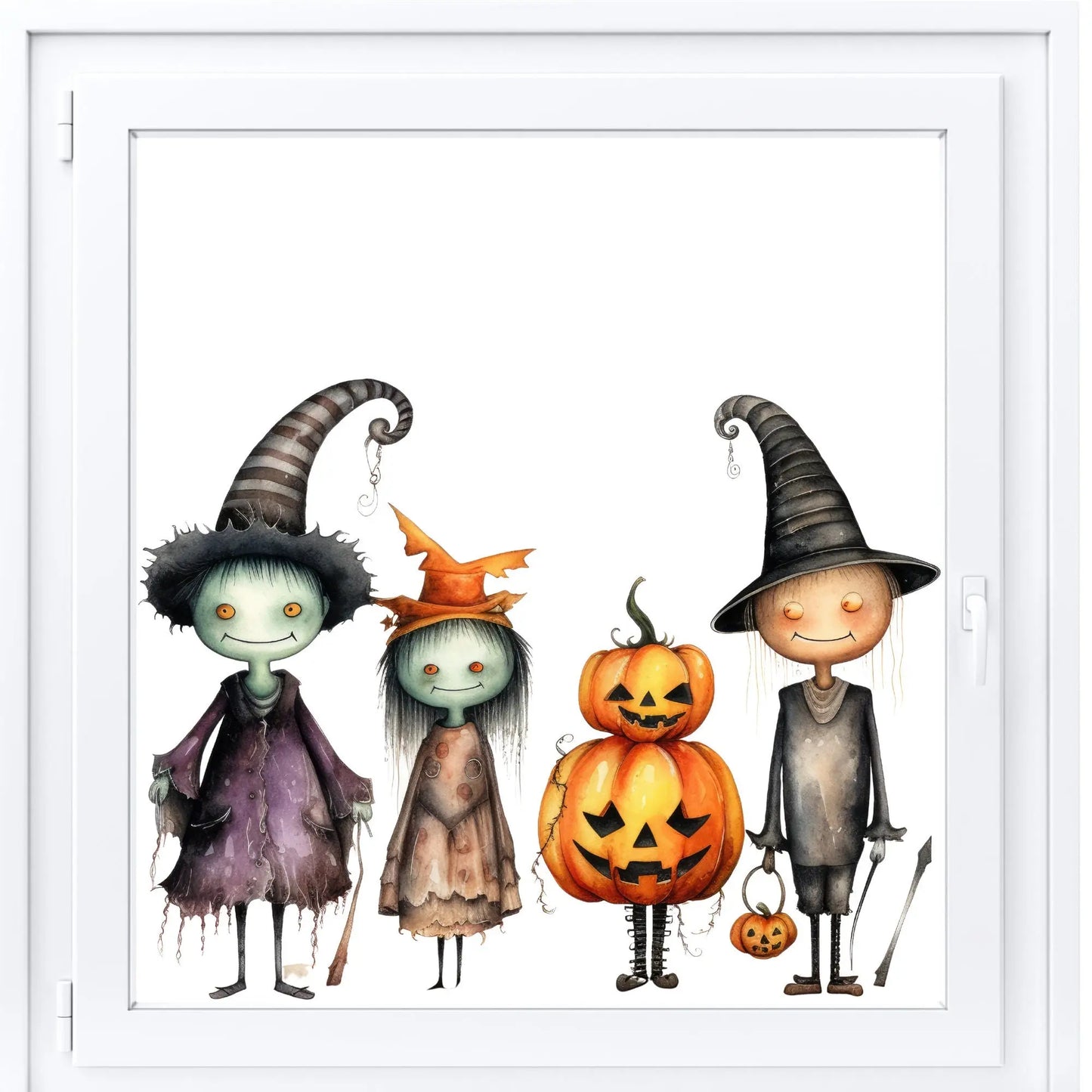 Halloween Window Stickers, Halloween window stickers, Halloween Window Decorations, Halloween Window Clings, Halloween Decals, Whimsical Creative Windows