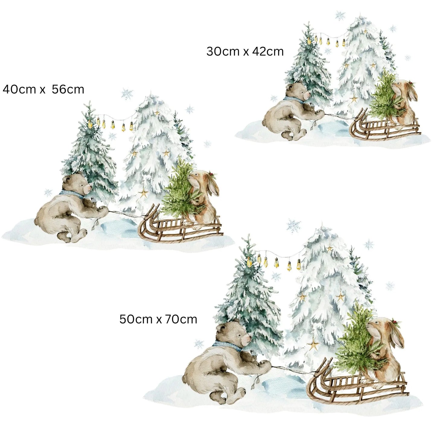 Bring the Magic Home with Double-Sided Reusable Christmas scene Window Sticker! Christmas Window Decal, Christmas Window Decorations Creative Windows