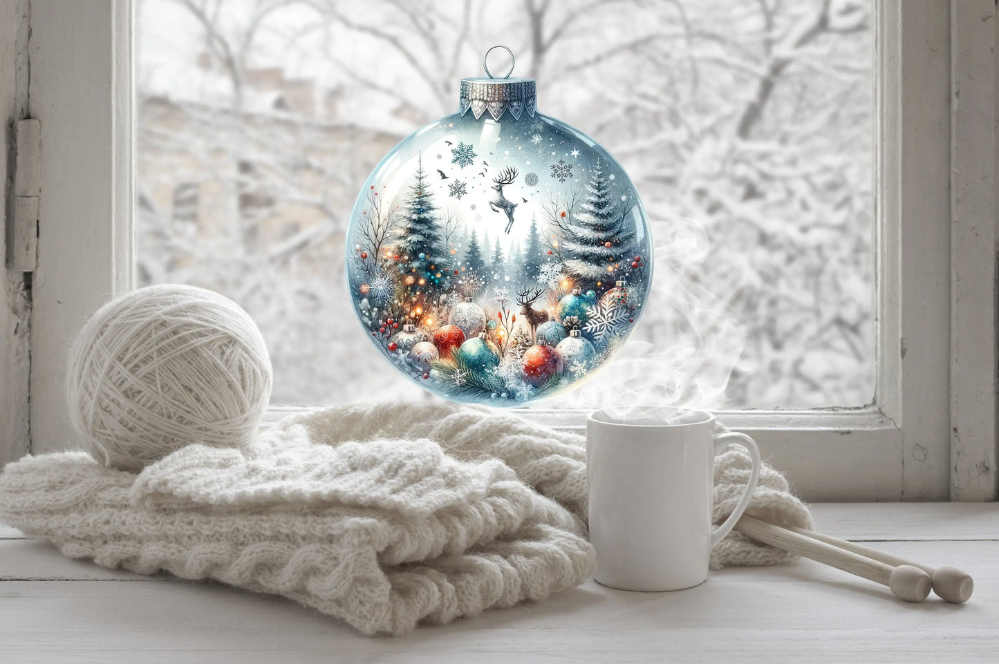 Christmas Window Stickers, Christmas Window Decorations, Bauble Window Stickers, Bauble Stickers, Christmas Bauble window Stickers, Decals Creative Windows