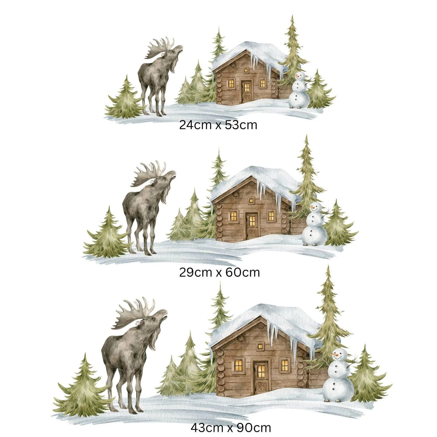 Bring the Magic Home with Double-Sided Reusable Christmas scene Window Stickers! Christmas Window Decal, Christmas Window Decorations Creative Windows