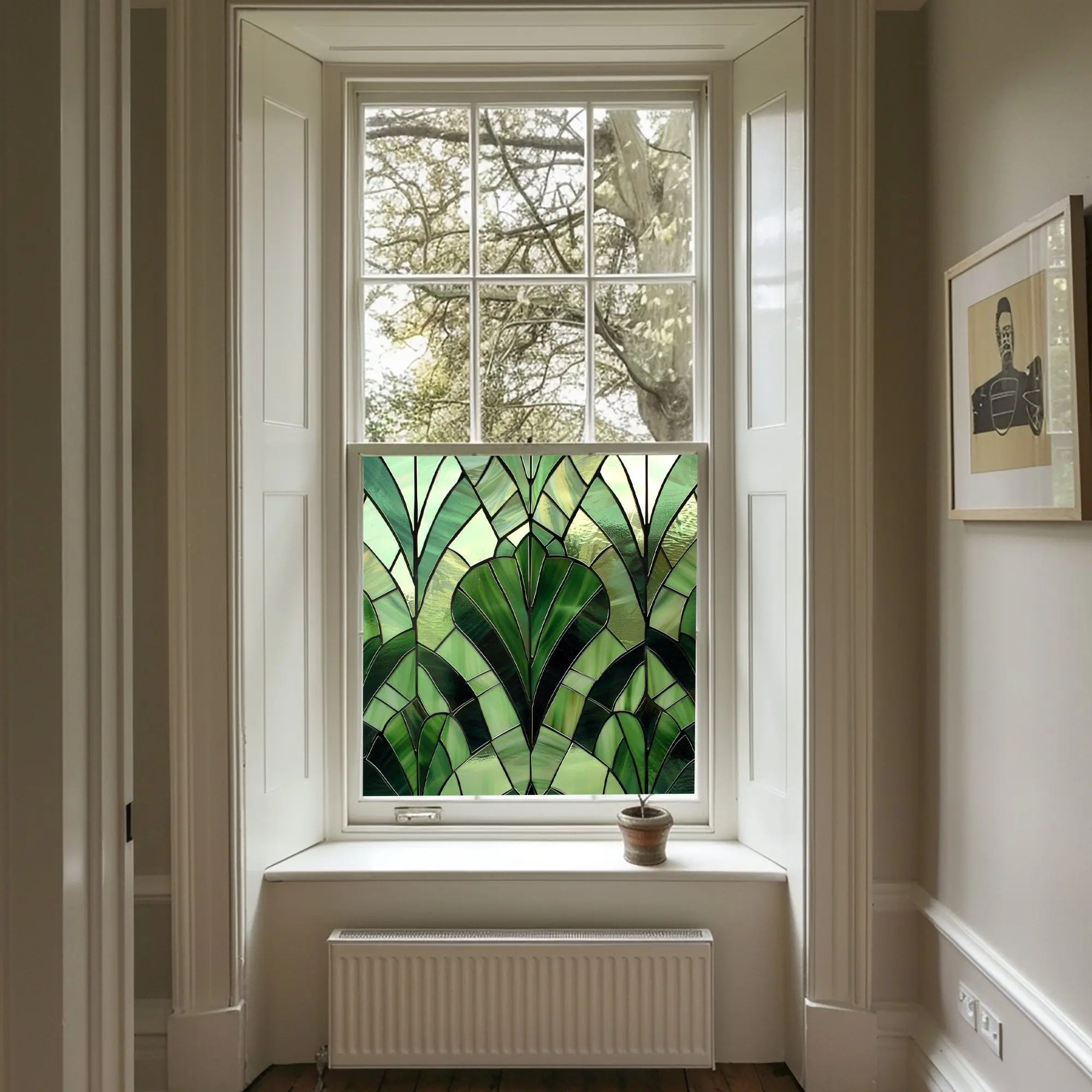 Romana Privacy Stained Glass Window Film Creative Windows