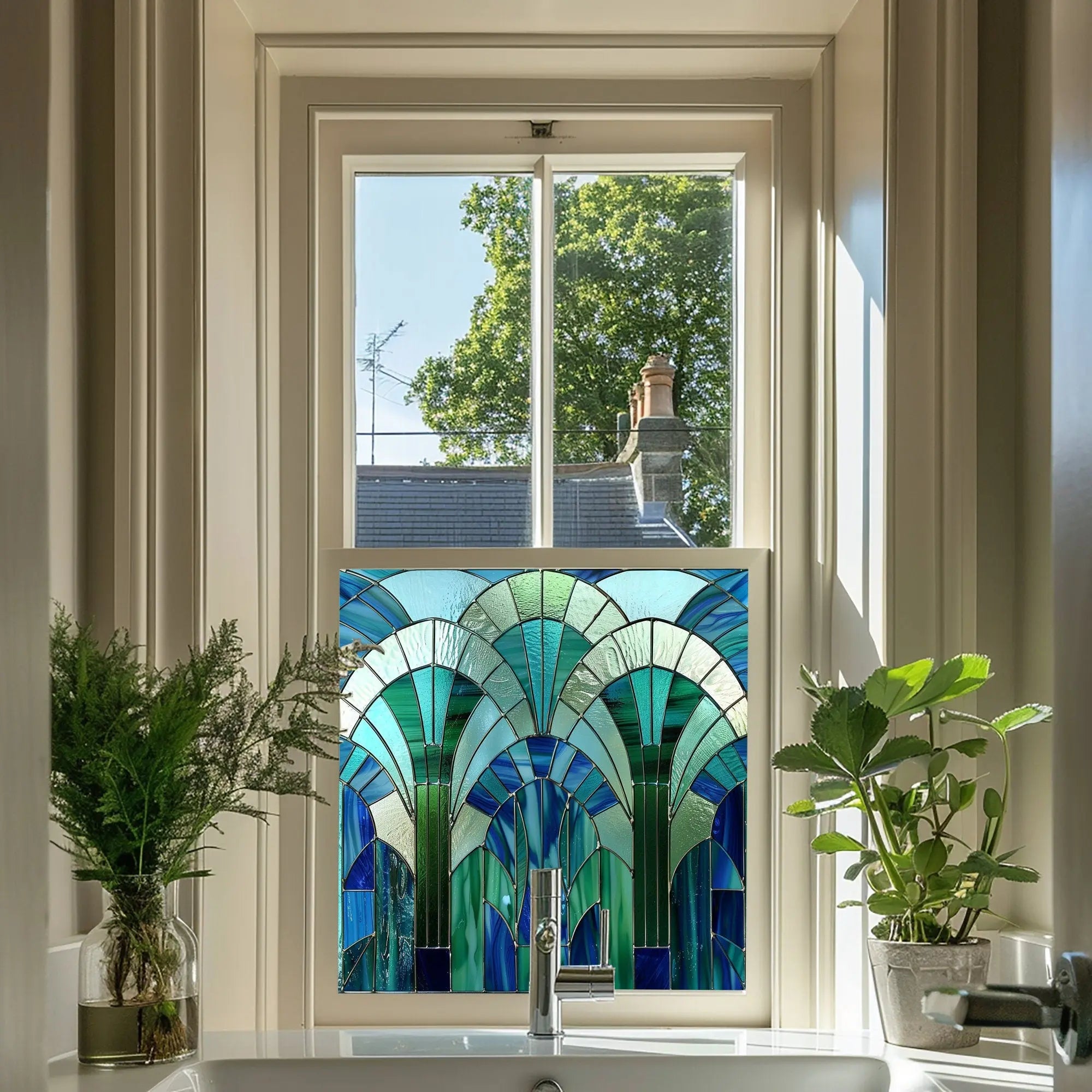Sedini Art Deco Privacy Window Film Creative Windows