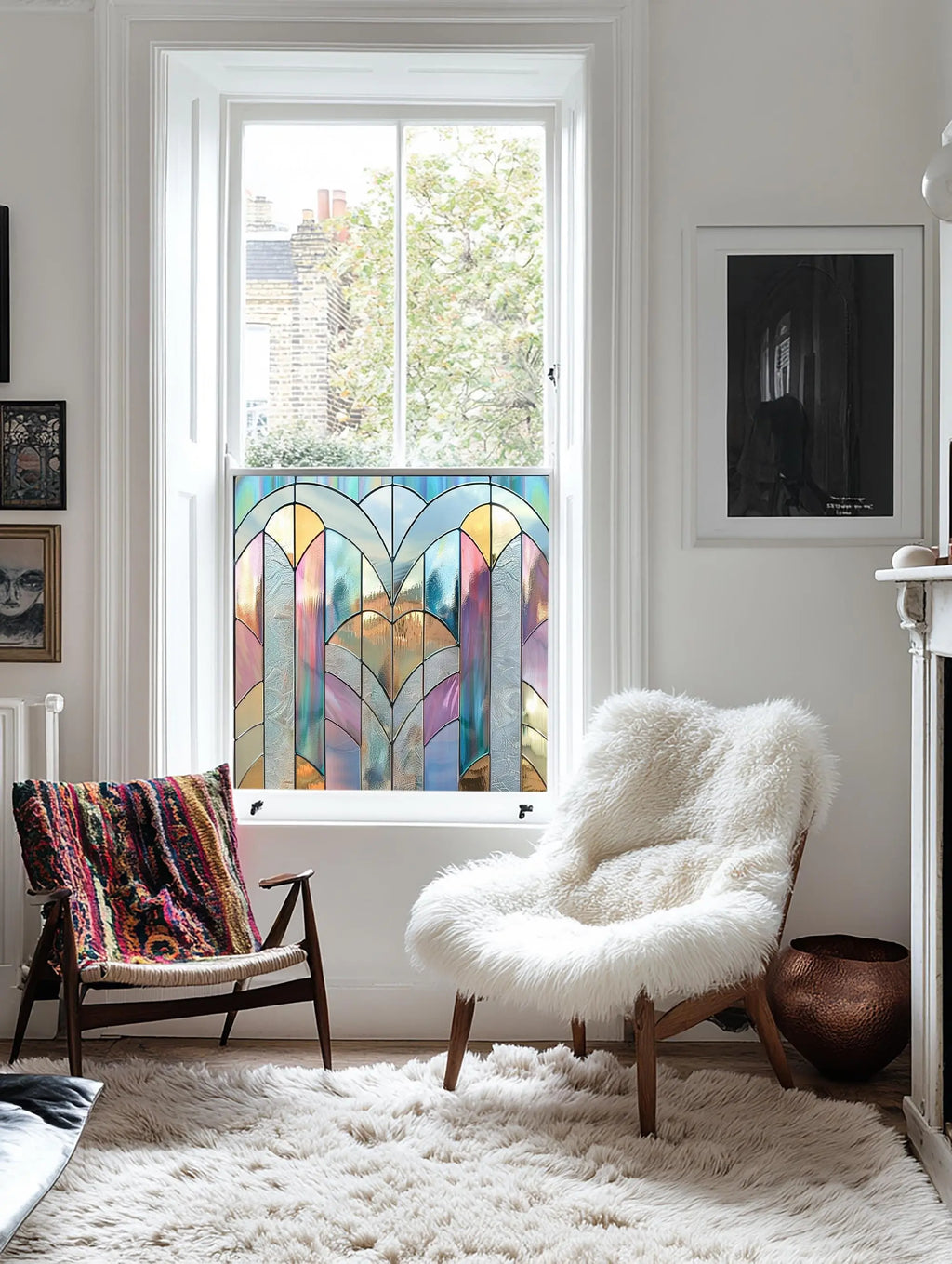 Merone Stained Glass Window Film Creative Windows