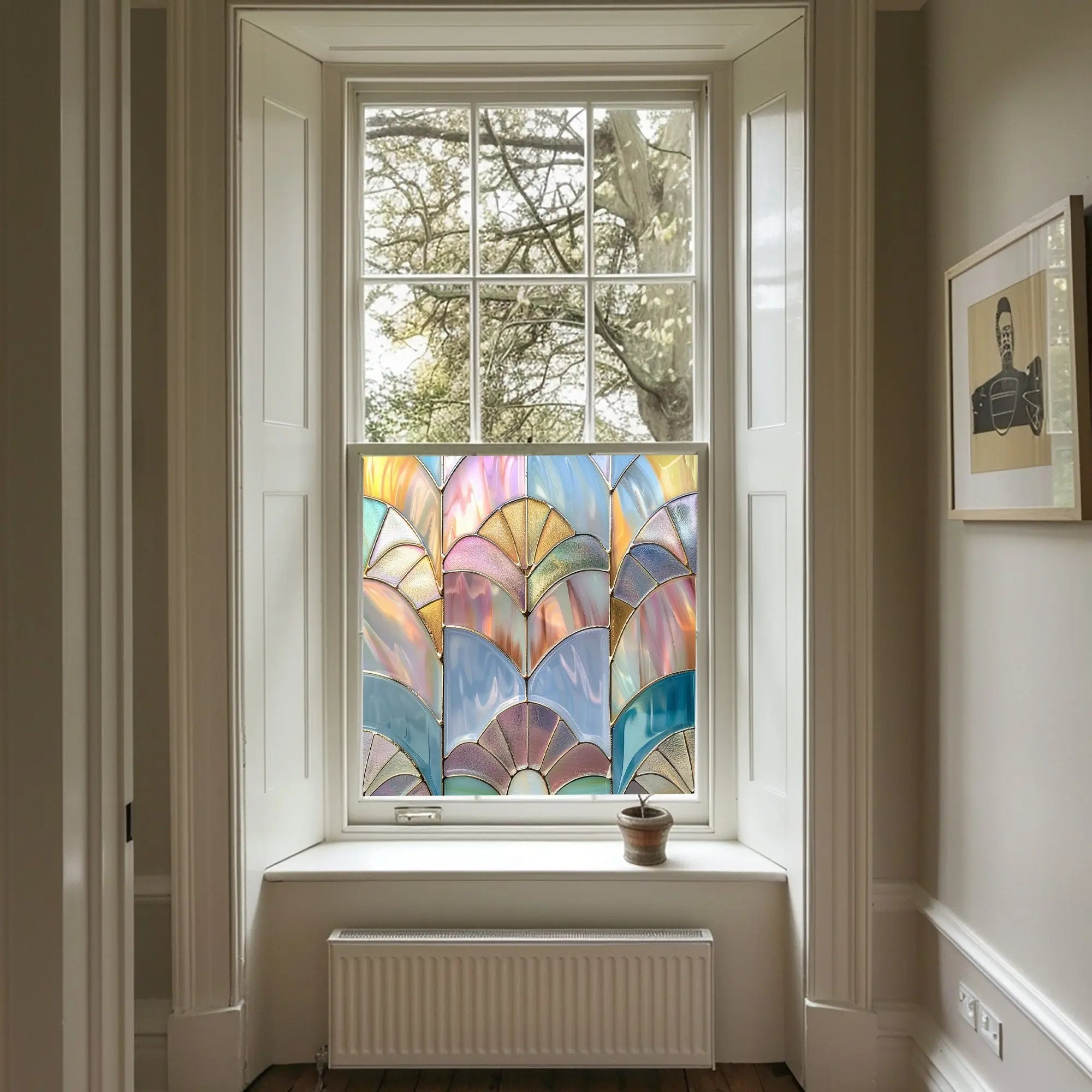 Turin Art Deco Stained Glass Window Film Creative Windows