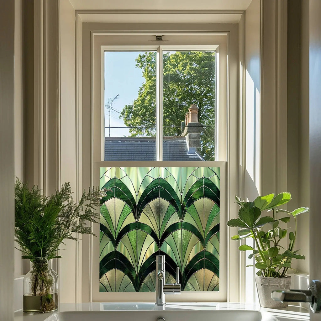 Ascea Stained Glass Privacy Window Film Creative Windows