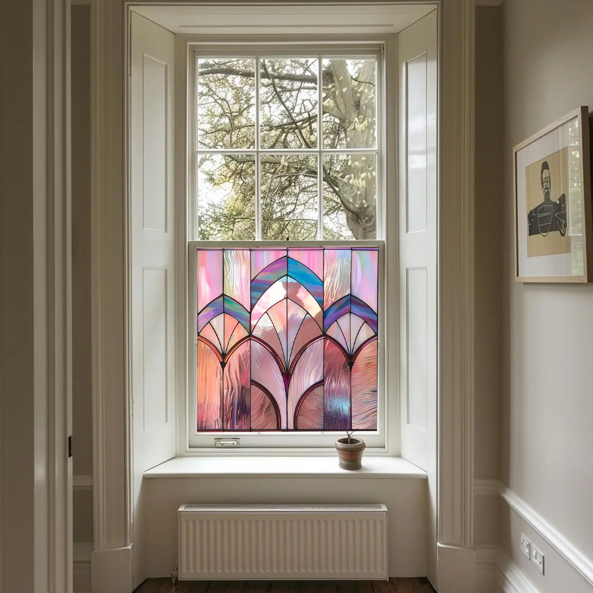 Navelli Stained Glass Privacy Window Film Creative Windows