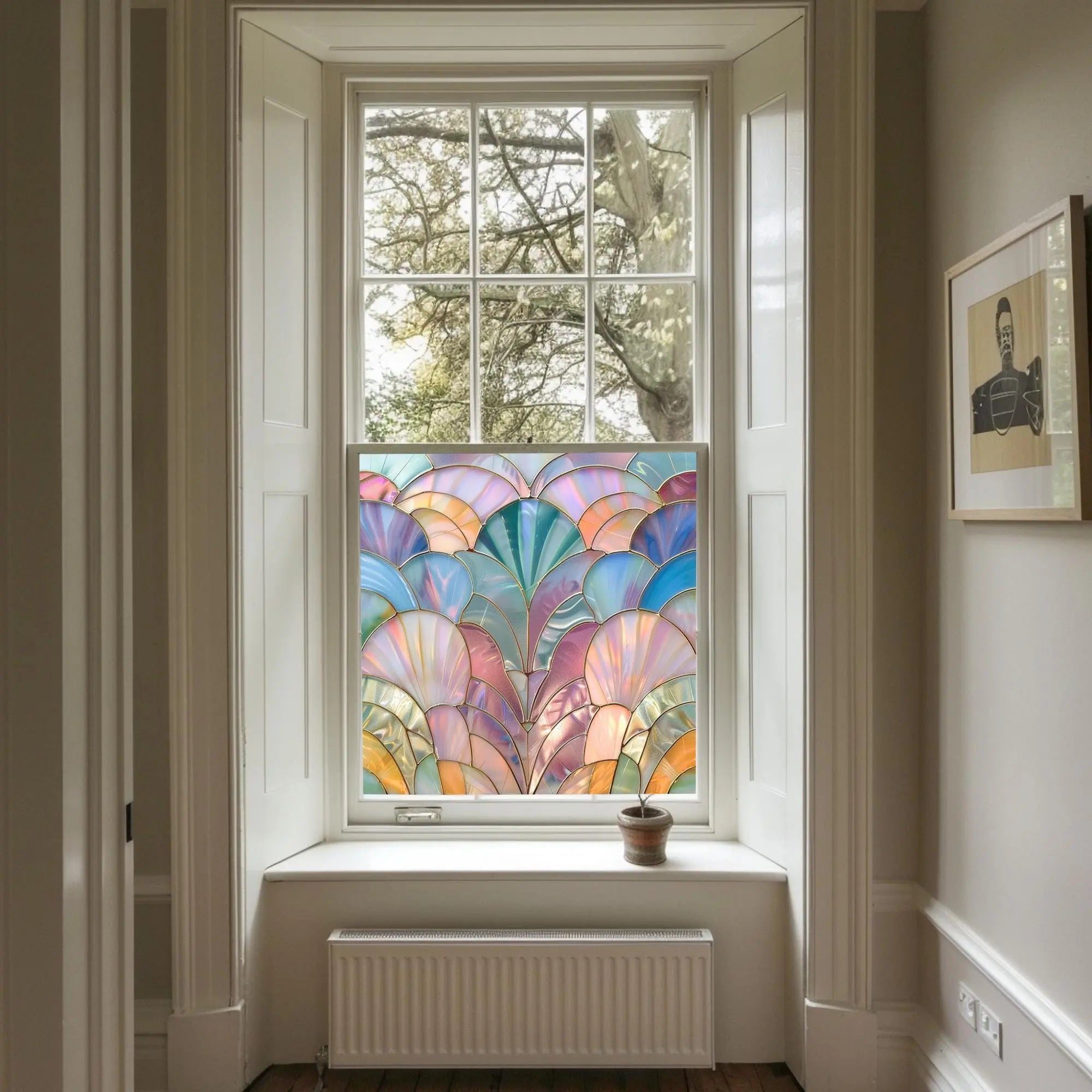 Antequera Art Deco Window Film For Privacy Creative Windows