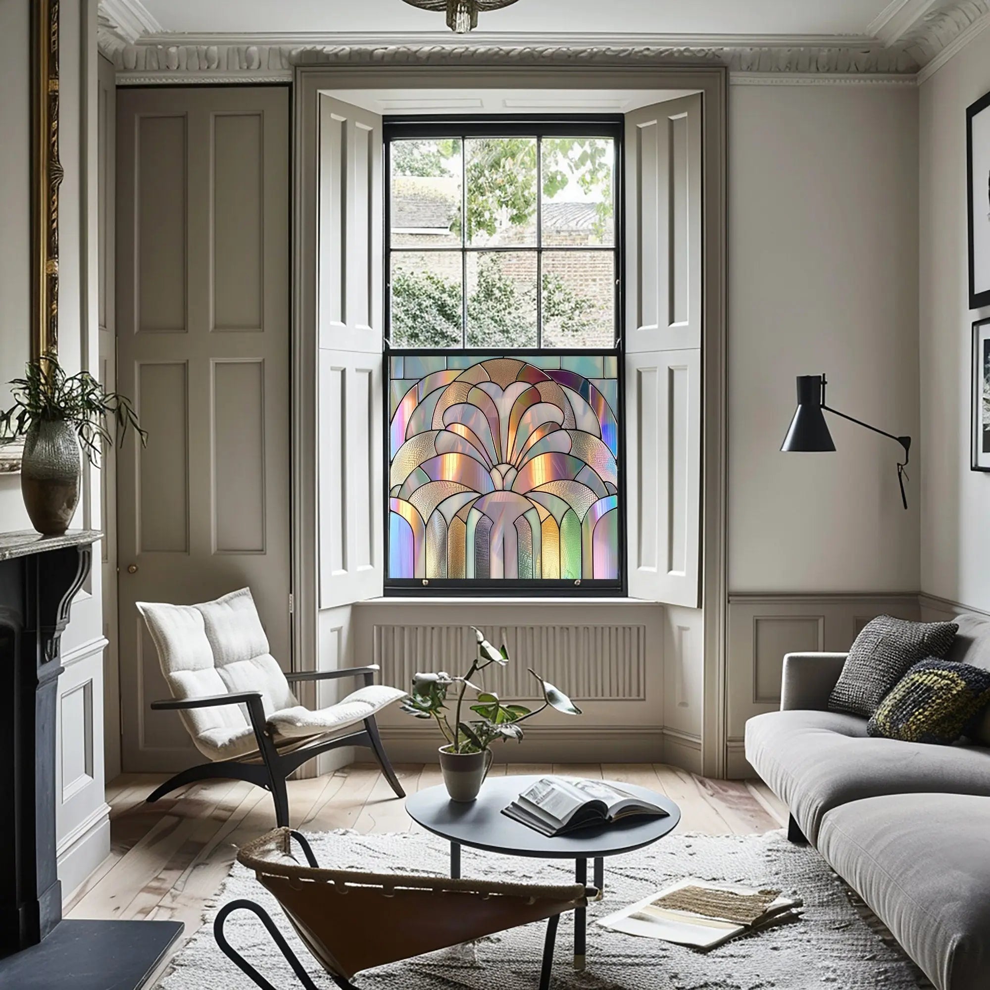 Valbrona Privacy Stained Glass Window Film Creative Windows