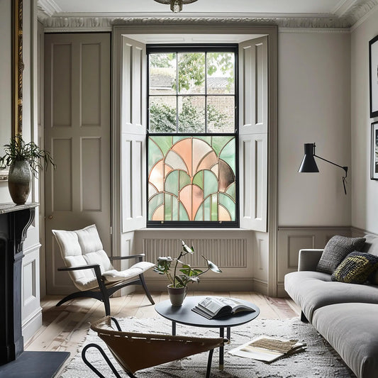 Art Deco Window Film, Privacy Window Film Creative Windows