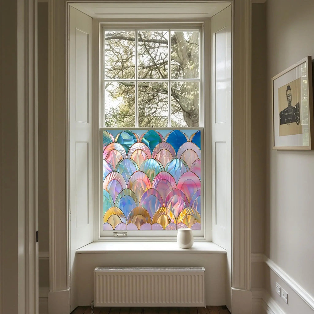 Apice Privacy Stained Glass Window Film Creative Windows