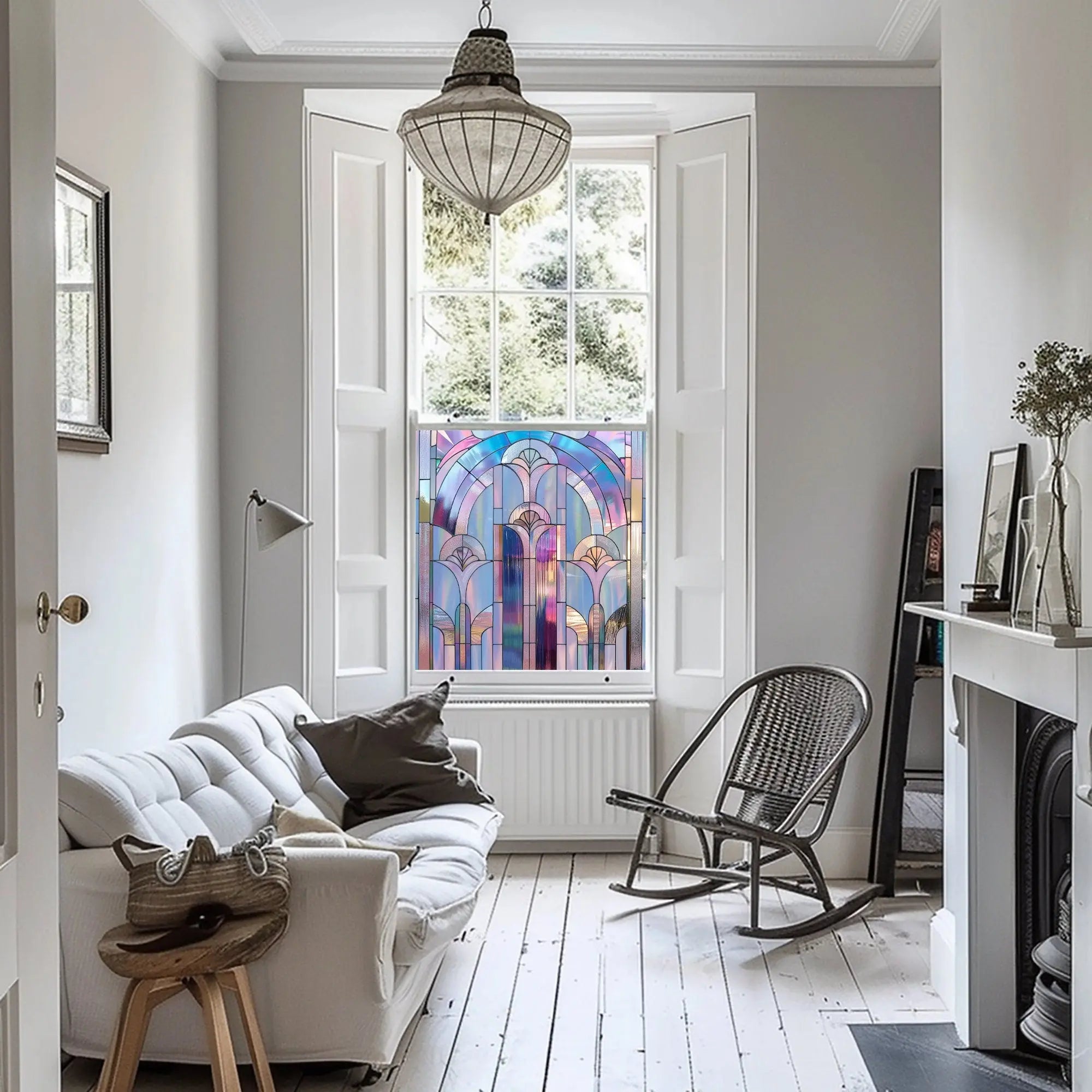 Vigolzone Stained Glass Privacy Window Film Creative Windows