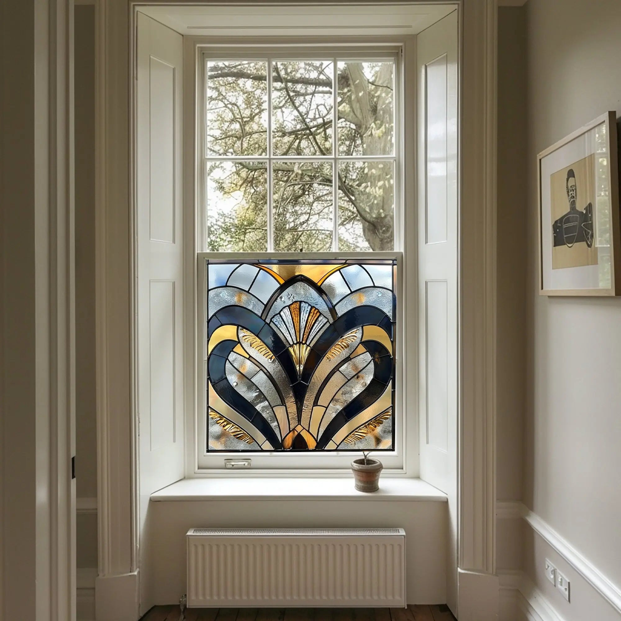 Vasia Privacy Stained Glass Window Film Creative Windows