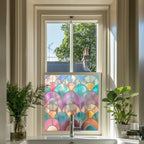 Guernica Stained Glass Window Film For Privacy Creative Windows