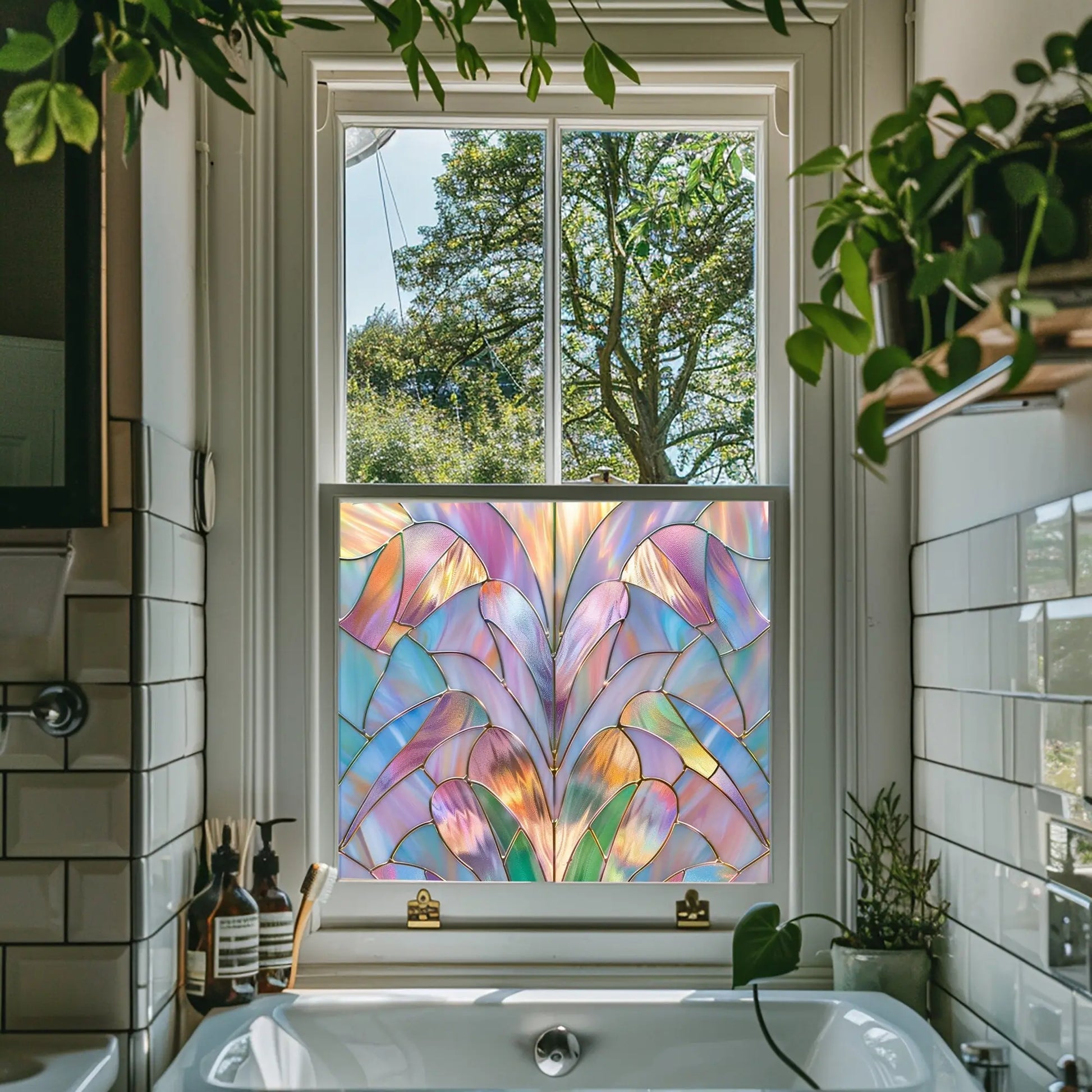 Sumirago Stained Glass Window Film Creative Windows