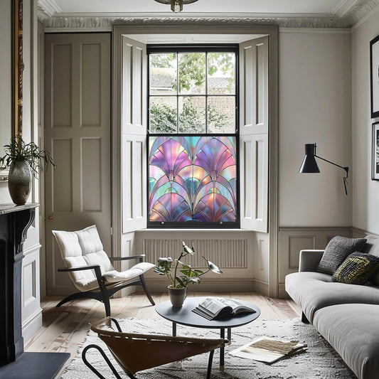Mergo Stained Glass Privacy Window Film Creative Windows
