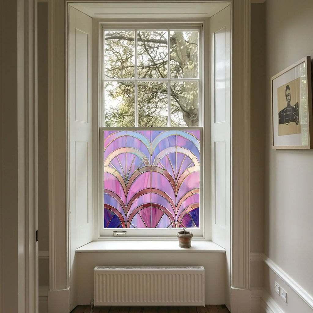 Valdastico Privacy Stained Glass Window Film Creative Windows
