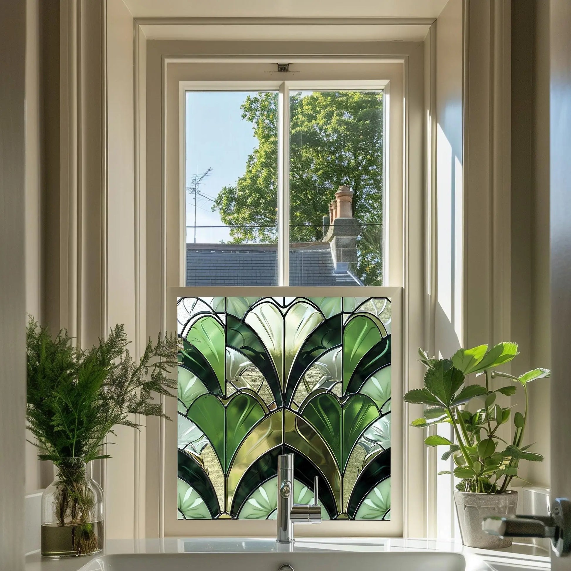 Oneta Stained Glass Privacy Window Film Creative Windows