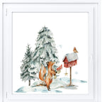 Bring the Magic Home, Christmas Scene Window Sticker Creative Windows