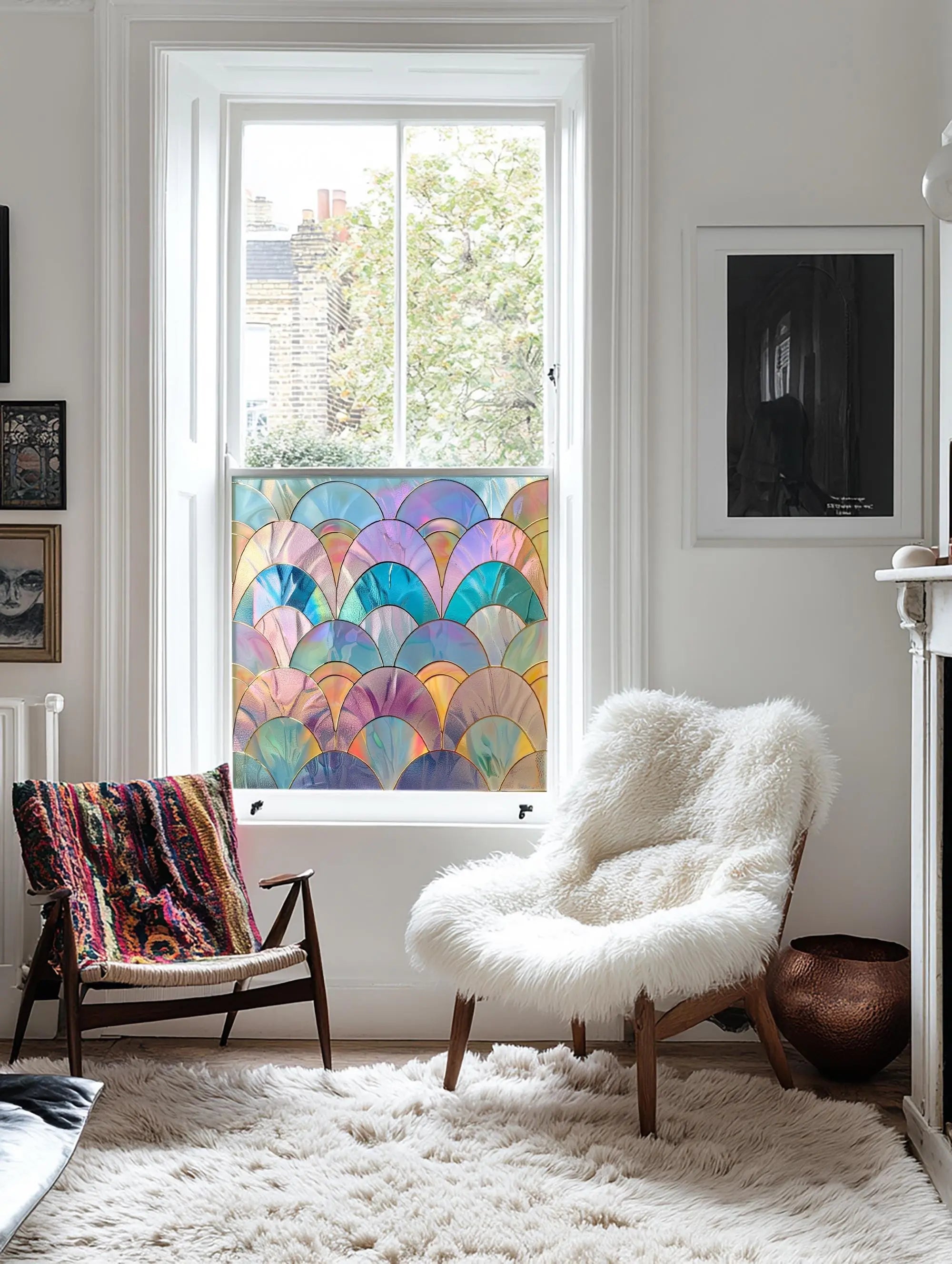 Arba Stained Glass Privacy Window Film Creative Windows